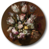 Muurcirkel Stilleven met bloemen | Uniek